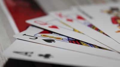 Infinite Blackjack table game at FanDuel Casino showing multiple player hands dealt simultaneously